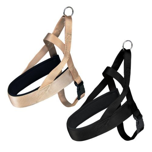 TRIXIE Arnés Noruego NEW Premium, XL, 78-100 cm/50 mm, Negro, Perro