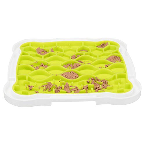 TRIXIE Bandeja Lamer Snacks, Caucho TPR/Plástico, 20×20 cm, Perro