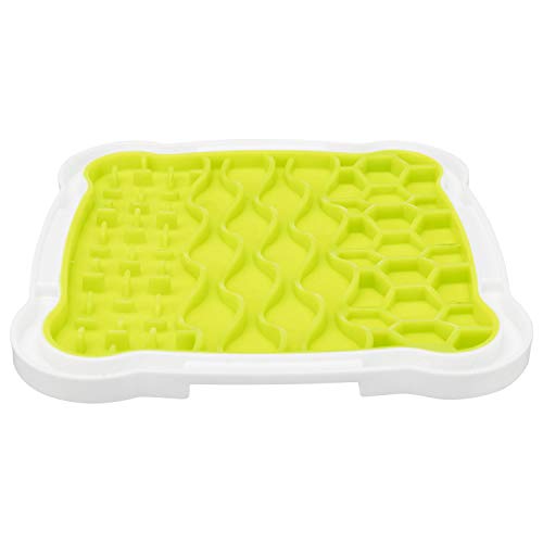 TRIXIE Bandeja Lamer Snacks, Caucho TPR/Plástico, 20×20 cm, Perro