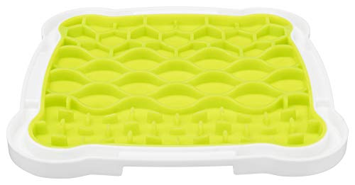 TRIXIE Bandeja Lamer Snacks, Caucho TPR/Plástico, 20×20 cm, Perro