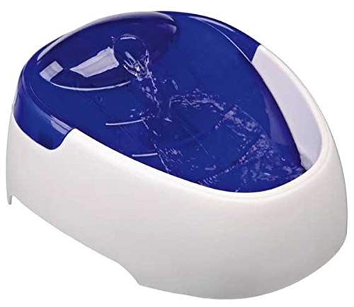 TRIXIE Bebedero Automático Triple Flow, 2 l, Blanco-Negro, Perro