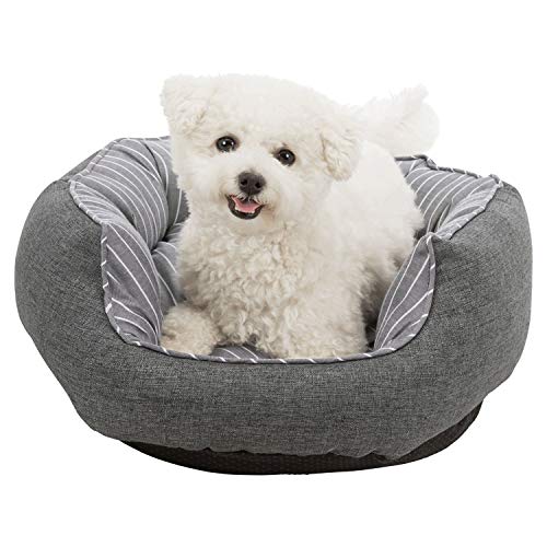 TRIXIE Cama Finley, ø50 cm, Gris-Blanco, Perro