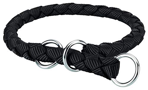 TRIXIE Collar Educación NEW Cavo, S, 30–36 cm/ø12 mm, Negro, Perro