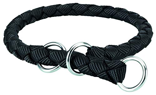 TRIXIE Collar Educación NEW Cavo, S–M, 35–41 cm/ø12 mm, Negro, Perro