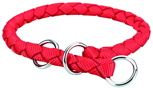TRIXIE Collar Educación NEW Cavo, S–M, 35–41 cm/ø12 mm, Rojo, Perro