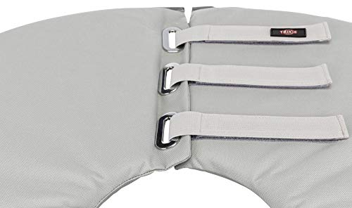 TRIXIE Collar Veterinario, L-XL: 53-56cm/27cm, Gris, Perro