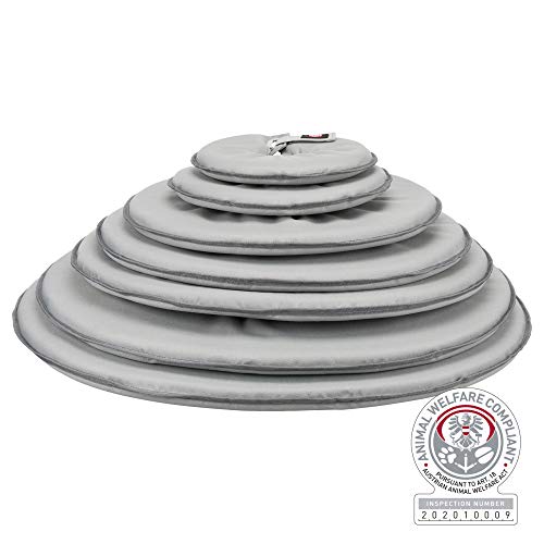 TRIXIE Collar Veterinario, L-XL: 53-56cm/27cm, Gris, Perro