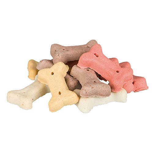 TRIXIE Cubo Snacks de Galleta, Huesos, 1.300 g, Perro