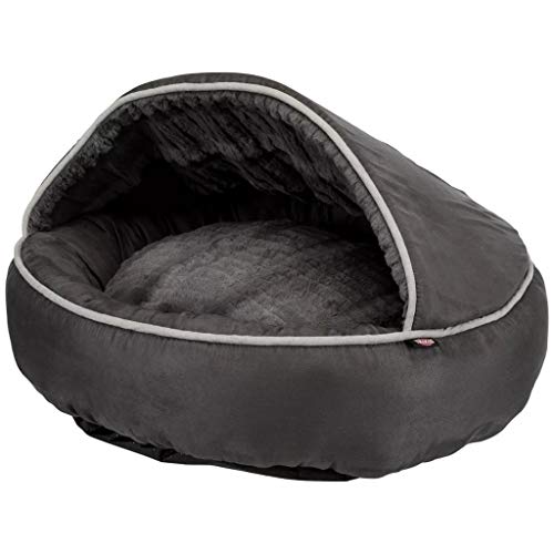 TRIXIE Cueva Suave Timber, ø55 cm, Antracita, Perro