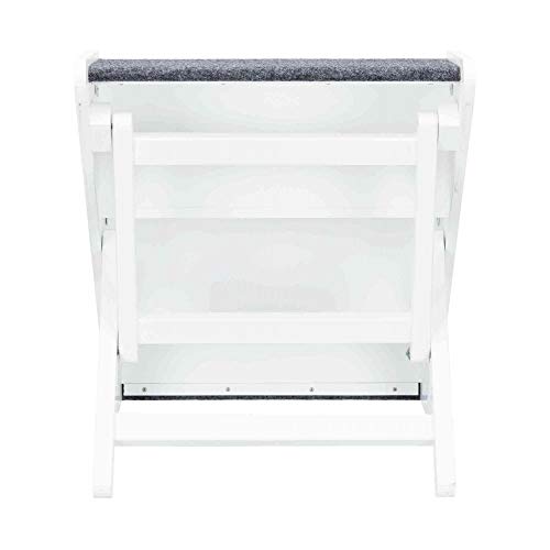 TRIXIE Escalera Pet, Altura Ajustable, 40 × 67 cm, Blanco, Perro
