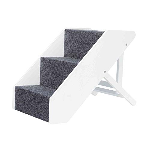 TRIXIE Escalera Pet, Altura Ajustable, 40 × 67 cm, Blanco, Perro