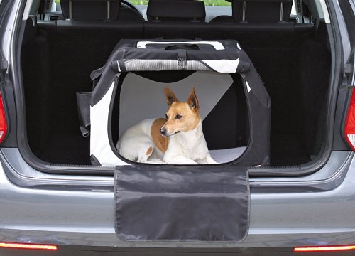 Trixie Jaula Nylon Plegable Coche, Vario, S, 61x43x46cm
