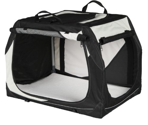 Trixie Jaula Nylon Plegable Coche, Vario, S, 61x43x46cm