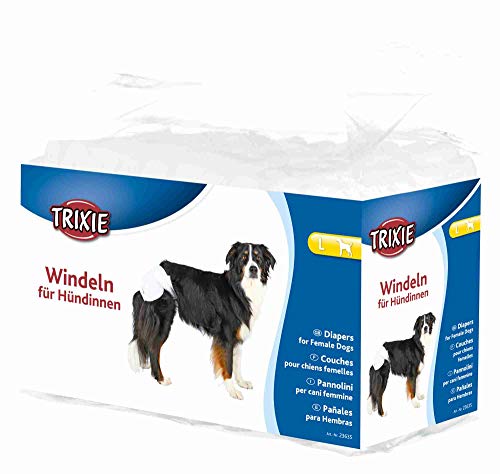 Trixie Pañales (pañales) para Perros, L, 12 pcs