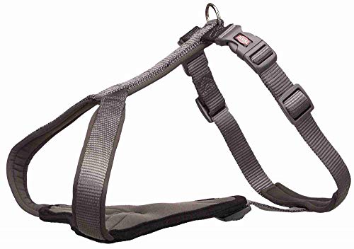 TRIXIE Perro - Arnés-Y Premium, XS–S: 35–40 cm/15 mm, Grafito (adviento-03)