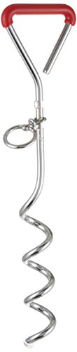 TRIXIE Piqueta enganche al suelo, galvanizada, 40 cm, ø9 mm, Perro