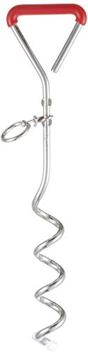 TRIXIE Piqueta enganche al suelo, galvanizada, 40 cm, ø9 mm, Perro