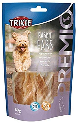 TRIXIE Premio Rabbit Ears, 80 g, Perro