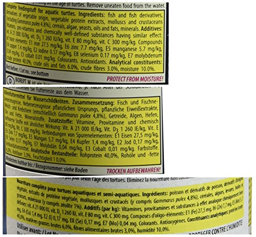 Tropical biorept W Sticks Alimentos para acuarios 250 ml