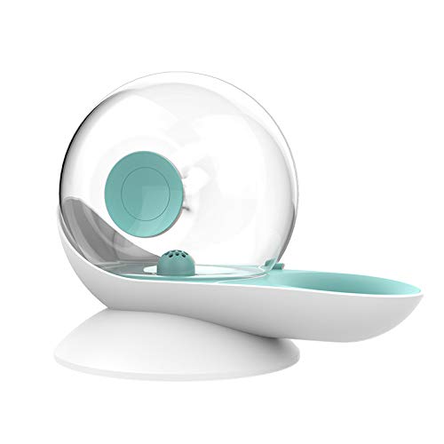 TWH Dispensador automático de agua para mascotas, dispensador de cuenco de agua para perros, gatos y gatos con forma de caracol