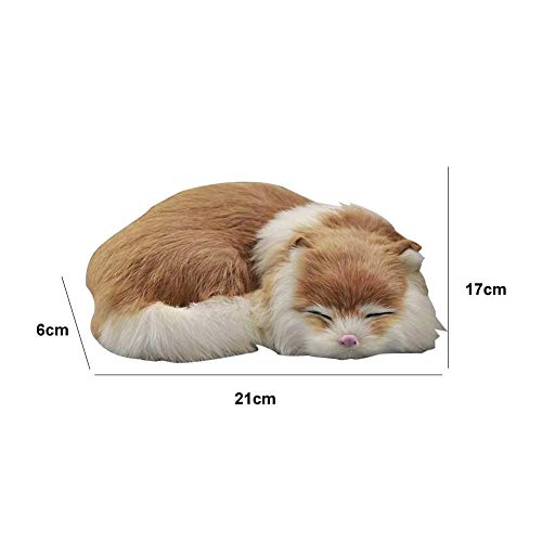 TXYFYP Realista Sueño Life Gato, Gato Juguete Suave, Imitación Peluche, Falso Felino Gatito, Emulación Sueño Respiración Juguete para Gato Mascota Gato, Fotografía Utilería Realista Sueño Gato
