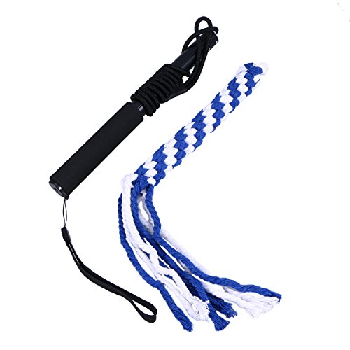 UEETEK Juguetes interactivos para perros Eagle tirador estirable Juego de tiro y perro perro divertido L (negro)