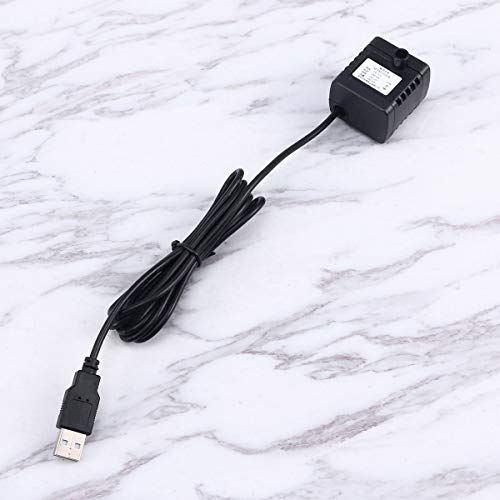 UKCOCO Bomba Automatica de Fuente para Mascotas, Bomba de Agua Silenciosa USB,Bomba de Fuente de Repuesto para Perros y Gatos