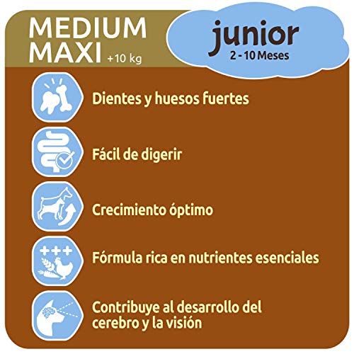 Ultima Pienso para Perros Medium-Maxi Junior con Pollo y Arroz - 1,5 kg