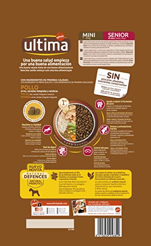 ultima Pienso para Perros Mini Senior con Pollo - 3 kg