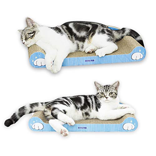 UNWSTYU Rascador para gatos de cartón para cama de cartón corrugado