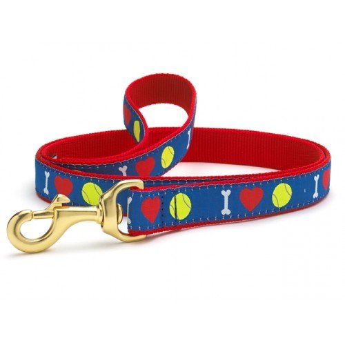Up Country Ten-L-W - Correa para Perro Tennis Ball Wide
