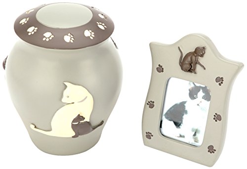 Urns UK Urna para Cenizas de cremación con Marco de Fotos a Juego.