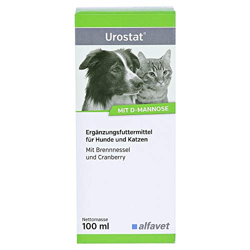 Urostat® Unidad: 100 ml suplemento alimenticio para perros y gatos con ortiga y arándano