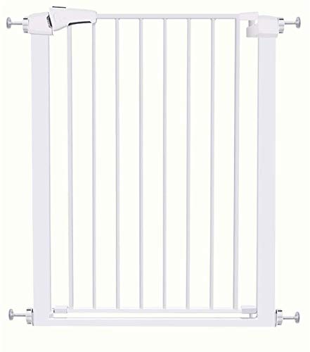 Vallas Barandilla Puerta del jardín Escaleras Cerca de presión Fit Seguridad Puerta de metal Soportes de 96cm de altura El ancho se puede seleccionar de 75 a 162cm puerta for mascotas puerta del bebé