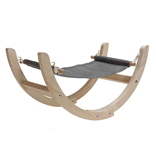 Venus valink - Hamaca Mecedora para Gatos, Cama de Gato, Hamaca para Mascotas, Hamaca rodante, Juguete para Gatos pequeños, bebés, Gatos, Suministros para Mascotas, Primavera y Verano, Small
