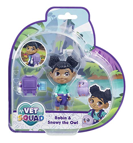 Vet Squad 34209 - Robin y su Búho Snowy (Vivid Toy Group 334209008)