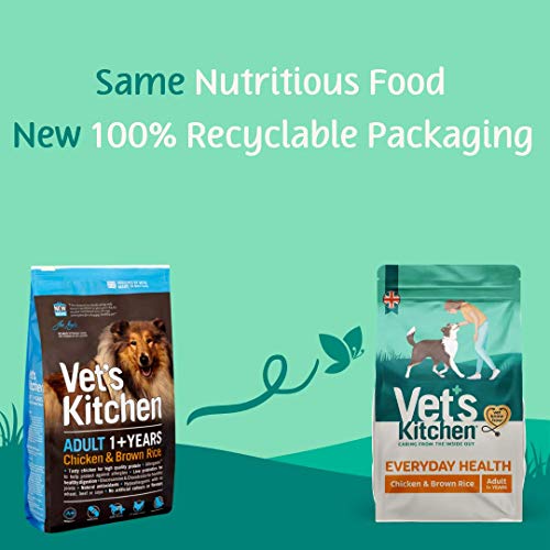 Vet's Kitchen - Complete Dry Dog Food - Healthy Chicken with Digestible Brown Rice - Advanced Nutrition for Your Adult Dog - 3kg