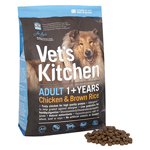 Vet's Kitchen - Complete Dry Dog Food - Healthy Chicken with Digestible Brown Rice - Advanced Nutrition for Your Adult Dog - 3kg