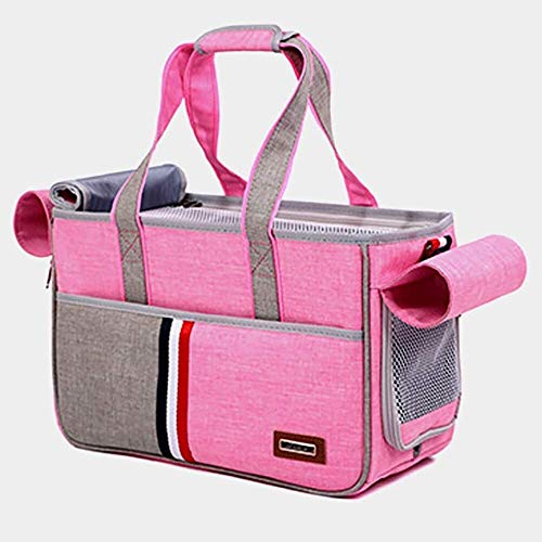 Viajes Gato Perro excursión portátil de mano del animal doméstico del transpirable bolsa del animal doméstico del gato mascota Mochila Mochila peluche excursión lleva el bolso bolsa transpirable jaula