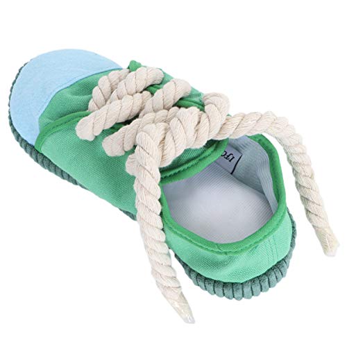 VILLCASE Juguete para Masticar Perros Juguete para Perros Chirriantes Zapatillas de Deporte Mini Zapatos para Cachorros Perros Pequeños Medianos Pájaros Gatos Hurones Conejos Conejillos de