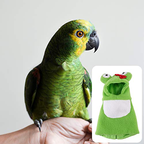 VILLCASE Ropa de Abrigo de Aves para El Invierno Disfraz de Pájaro Divertido Abrigo de Loro Ropa para Periquitos Cockatiel Cockatoo Macaw Conure Halloween Navidad