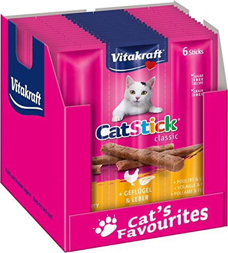 Vita Fuerza gato Snack Cat de Stick Mini 10 unidades (6 palos por unidad)