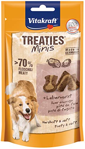 Vitakraft Treaties Minis - Salchicha de hígado (8 x 48 g)