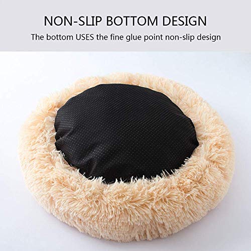 Vivi Bear Cama Gato Cama Perro Extra Suave Cómodo Lindo,Cojín de Gato Lavable de la Cama,Lecho Ovalado de Cueva de anidación Adecuado para Gatos y Perros pequeños y medianos