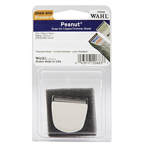WAHL – Cortapelos con Cacahuetes de fijación Profesional/Hoja (Blanco) # 2068 – 300 Cacahuetes (Color Blanco)