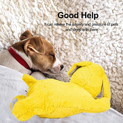 wangman Juguete Suave calefactable, Juguete para Perros, Juguete de Felpa, cómodo autocalentamiento, muñeca cálida, sueño para Perros Inteligentes, Gatos, Mascotas (Dog)