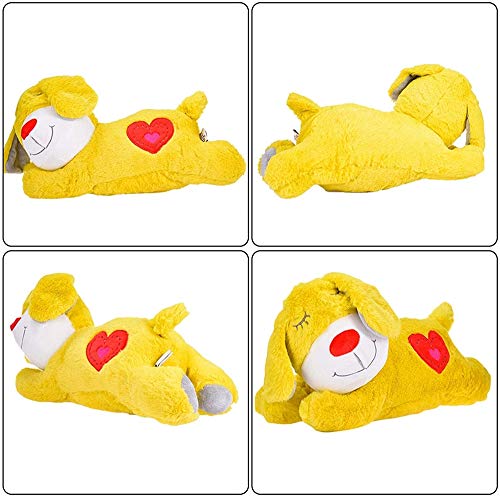 wangman Juguete Suave calefactable, Juguete para Perros, Juguete de Felpa, cómodo autocalentamiento, muñeca cálida, sueño para Perros Inteligentes, Gatos, Mascotas (Dog)