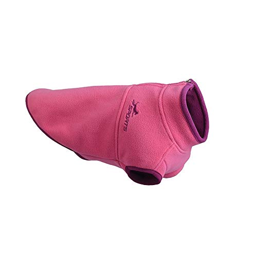 WAXDEOLM 1pcs Moda Delicado Azul Puntada caricias Chaqueta Invierno Terrier Perro de Mascota de Disfraces de Halloween Sudadera para Perro Lindo de la Historieta,XL,Rosa