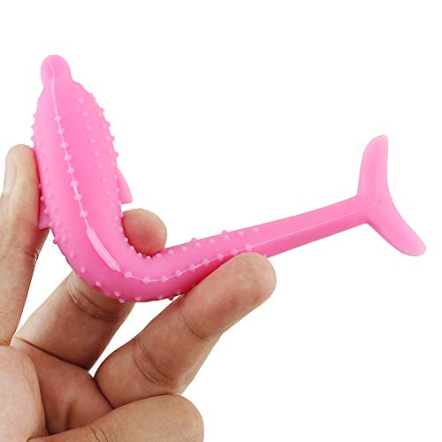 WESDOO Cepillo Dientes Gato Cepillo Dental Perros Perro Limpiador Perro Dental Cepillos de Dientes para Perros Limpieza Dental Herramientas Pink