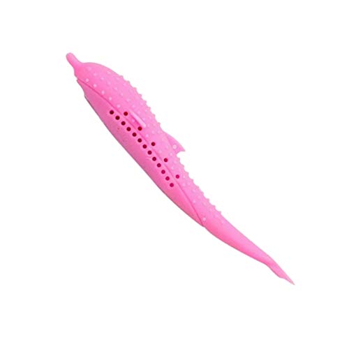 WESDOO Cepillo Dientes Gato Cepillo Dental Perros Perro Limpiador Perro Dental Cepillos de Dientes para Perros Limpieza Dental Herramientas Pink